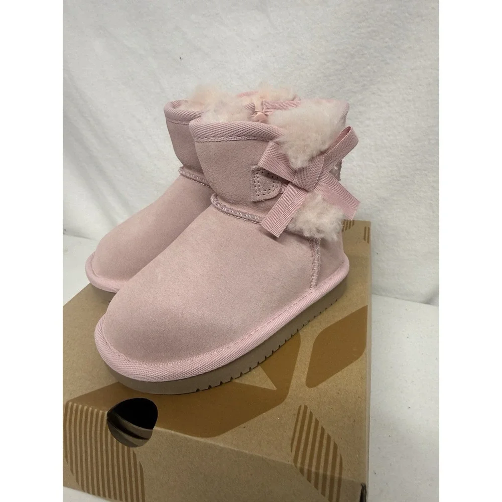 Koolaburra By Ugg Victoria Mini  Toddler Girl Pink Boots Size 5 New In Box